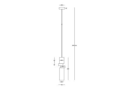 Подвесной светильник Maytoni MOD303PL-01CFL2