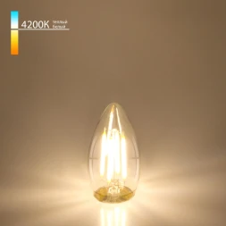 Светодиодная лампа Свеча CD F 7W 4200K E27 (C35 прозрачный) (BLE2736) Elektrostandard