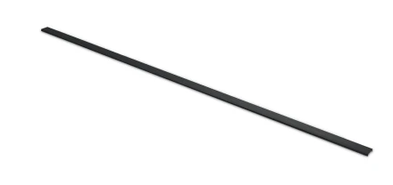 Декоративная пластиковая заглушка черного цвета для шинопровода, длина 1000 мм Donolux Decorative Element DLT2500 B