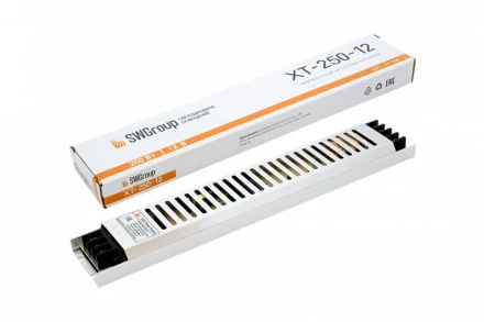 Блок питания для светодиодной ленты XT-250-12 SWG
