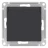 Розетка с заземлением со шторками с крышкой, Schneider Electric ATN001046 - AtlasDesign, 16А, IP20, механизм, КАРБОН