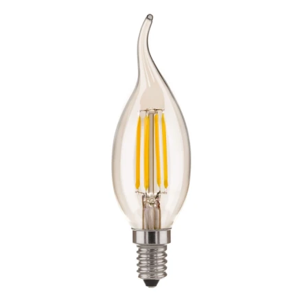 Светодиодная лампа Свеча на ветру BL130 7W 4200K E14 (CW35 прозрачный) Elektrostandard