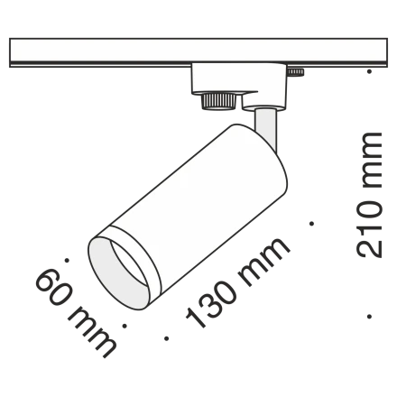 Трековый светильник Maytoni Technical TR004-1-GU10-W