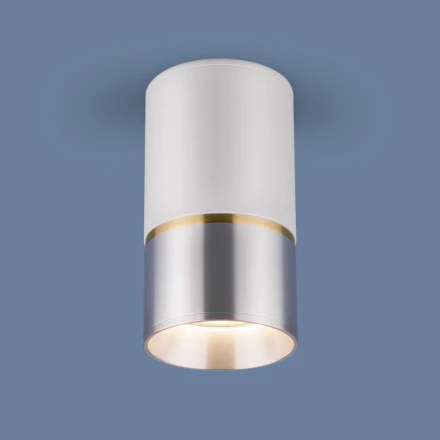 Накладной светильник DLN106 GU10 белый/серебро Elektrostandard
