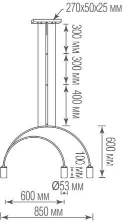 Подвесной светильник Donolux S111018/3