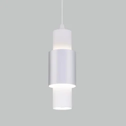 Подвесной светильник 50204/1 LED белый/матовое серебро Eurosvet