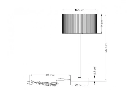 Настольная лампа A1021LT-1SS ARTE Lamp