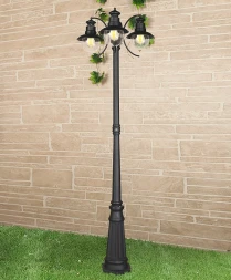 Садовый светильник Elektrostandard Talli F/3 черный