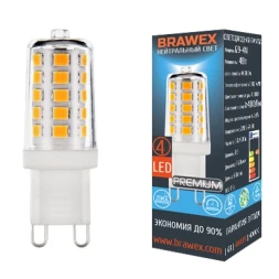 Светодиодная лампа для точечного светильника BRAWEX Т-12 G9-4N
