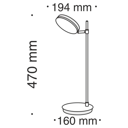 Настольный светильник Maytoni MOD070TL-L8B3K