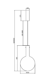 Подвесной светильник Maytoni MOD182PL-L6B3K
