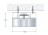 Накладной светодиодный светильник, 5Вт Donolux N1571-Chrome