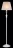 Напольный светильник (торшер) Freya FR2306-FL-01-W