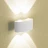 Светильник настенный 1555 TECHNO LED TWINKY DOUBLE белый Elektrostandard