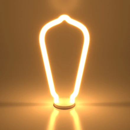Светодиодная лампа Decor filamet 4W 2700K E27 ST64 белый матовый (BL158) Elektrostandard