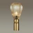 5402/1T MODERN ODL_EX23 21 золотой/янтарный/металл/стекло Настольная лампа E14 1*40W ELICA