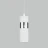 Подвесной светильник Eurosvet 50096/1 белый/хром