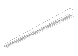 Встраиваемый светодиодный светильник 1,92м 72Вт 48° Donolux DL18502M131B72.48.1925B