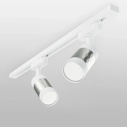 Светильник на шине Mizar GU10 Белый/серебро (MRL 1007) однофазный Elektrostandard