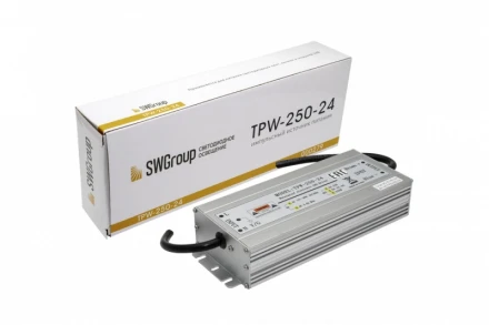 Блок питания для светодиодной ленты TPW-250-24 SWG