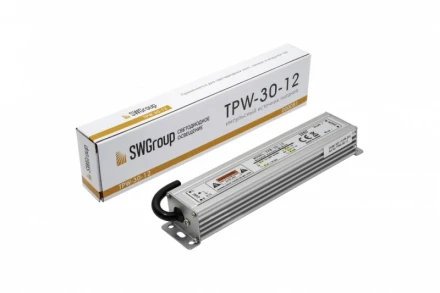 Блок питания для светодиодной ленты TPW-30-12 SWG